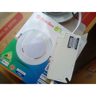 Đèn LED âm trần downlight Đổi Màu 7W-9W Rạng Đông viền bạc/vàng