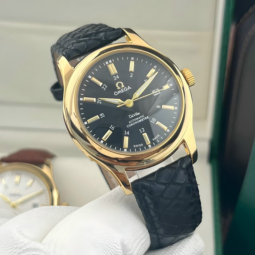 Đồng Hồ Nam OM Deville 4633.30.31 Dây Da Cao Cấp - Hiển Thị Lịch Ngày - Bảo Hành 12 Tháng