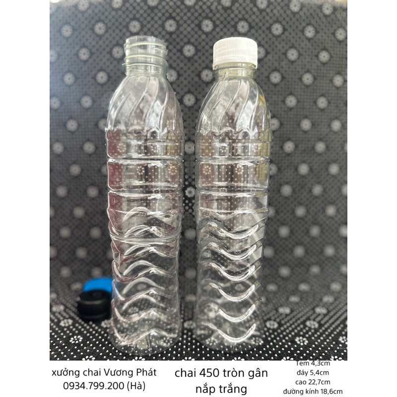 Combo100 Chai 450ml/500ml tròn đựng sữa đậu nành, nước cam