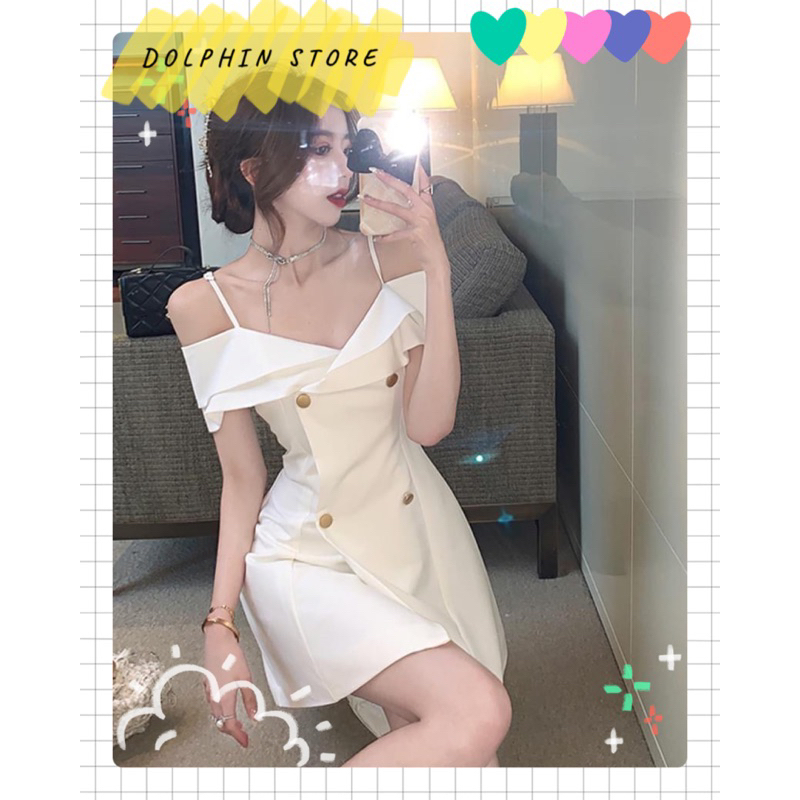 BIGSIZE Đầm trễ vai bigsize