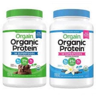 Bột Protein hữu cơ Orgain Organic Protein (choco/vani)