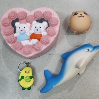 squishy combo hàng lỗi chủ yếu mua về tái chế lại thành handmade ( đọc kĩ mô tả và chọn ngẫu nhiên)