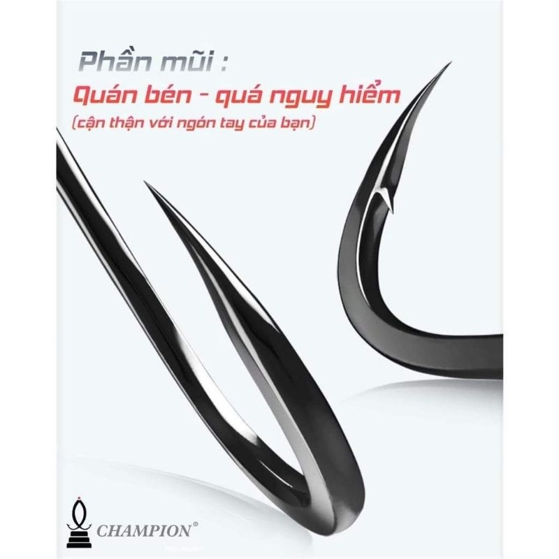 Lưỡi câu săn hàng Quán quân