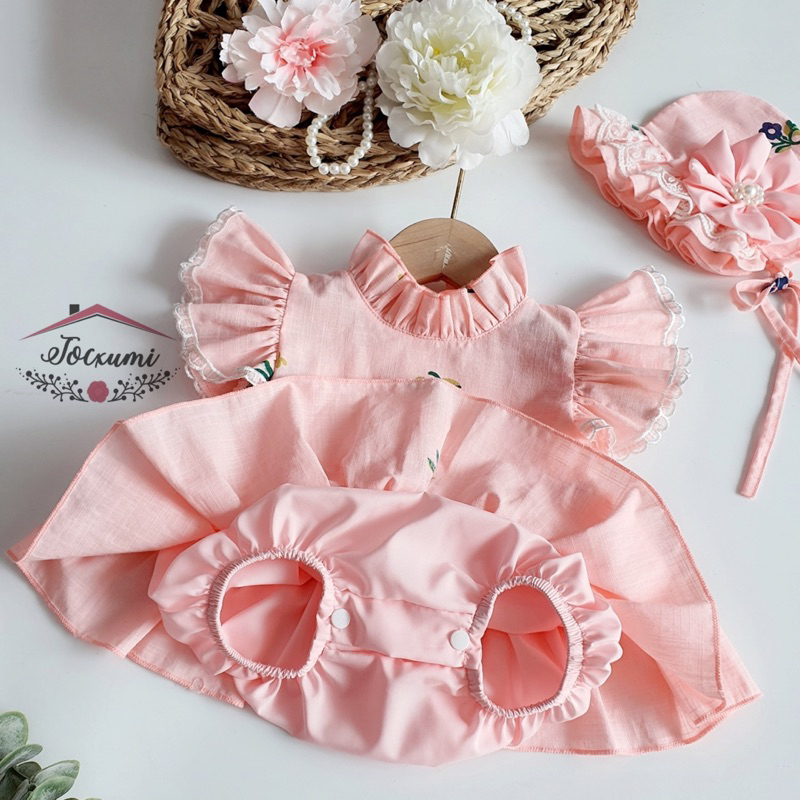 Body váy hoa tiểu thư cánh tiên cao cấp siêu chất - Tocxumi