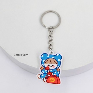 móc khoá bò sữa siêu xinh
