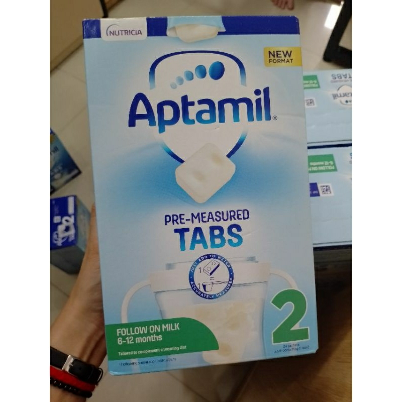Sữa Aptamil Anh Dạng 5 Viên Thanh Số 2 ( Date T5/23)