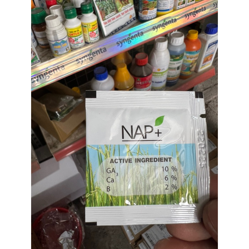 phân bón GA3 canxi bo vi lượng nap Gibb 18sp gói 1gr