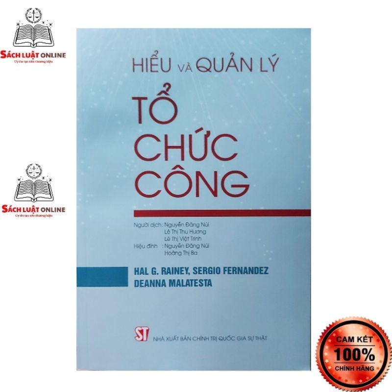 Sách - Hiểu và quản lý tổ chức công