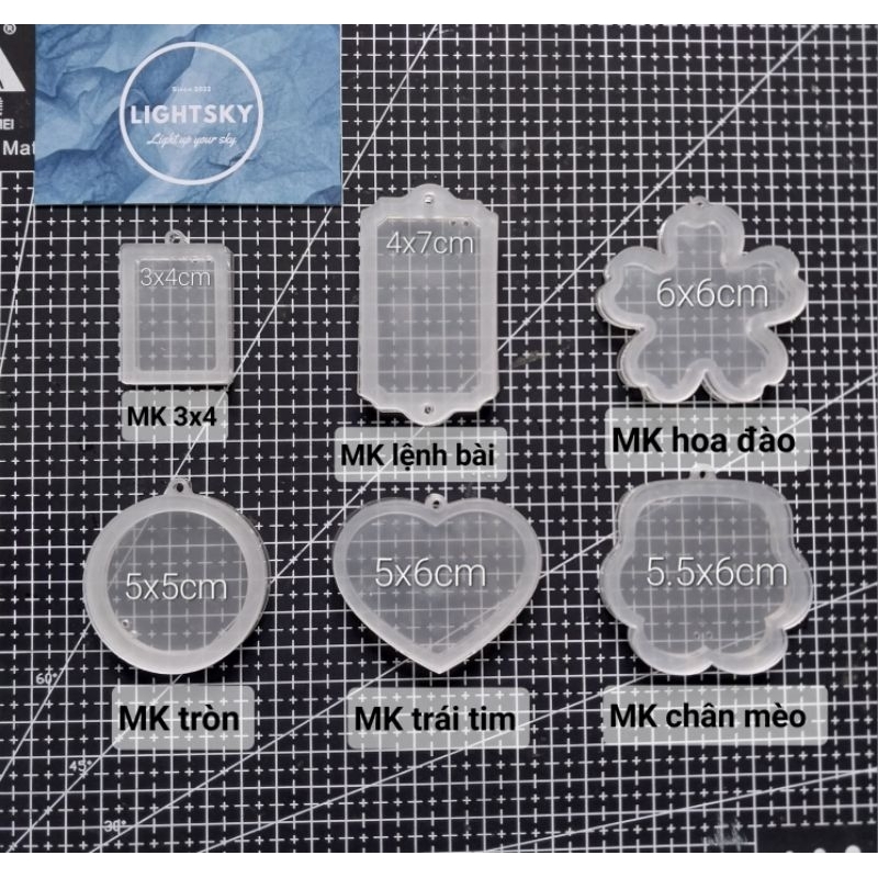 Khung móc khóa/lệnh bài cát chảy