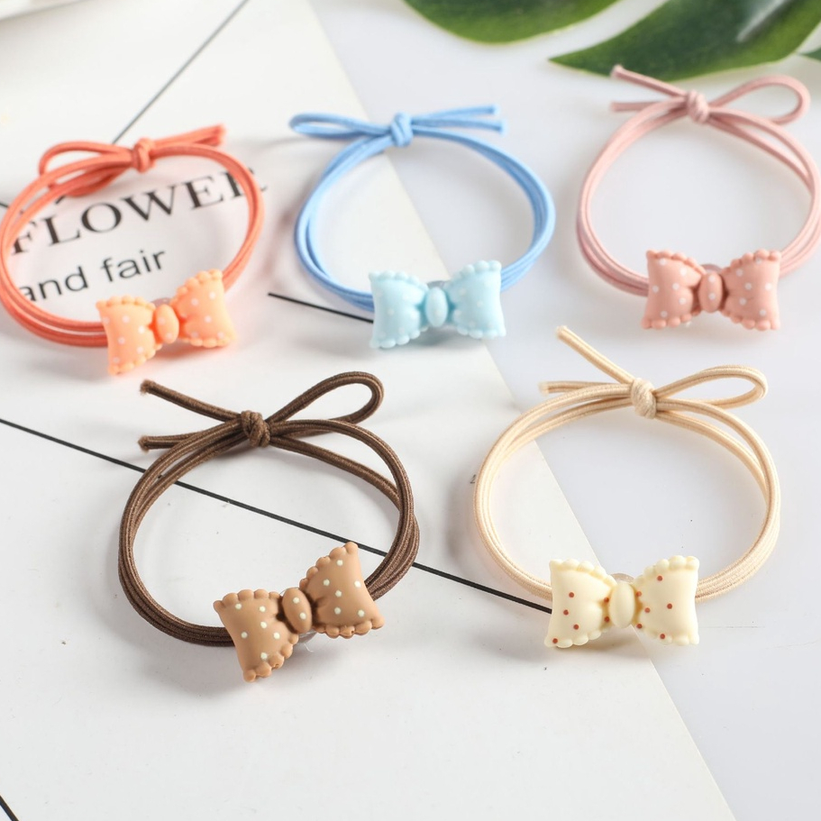 (Màu ngẫu nhiên) Dây cột tóc nơ Hàn Quốc siêu xinh