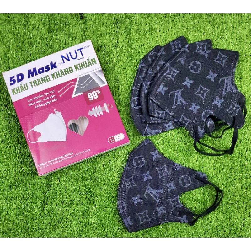 Khẩu trang 5D Mask kháng khuẩn NUT Nutica