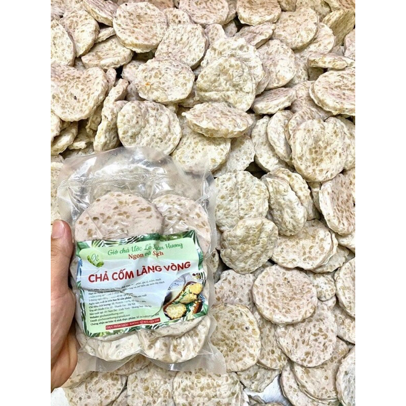 Chả cốm ngon Làng Vòng Ước Lễ chính gốc Hà Nội loại đặc biệt ăn kèm bún đậu mắm tôm 500g