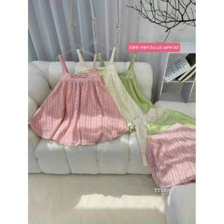 Sét áo vạt kèm chân váy