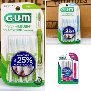 Tăm nha khoa Sunstar GUM ProxaBrush vĩ 10 cây Hàng Mỹ chính hãng