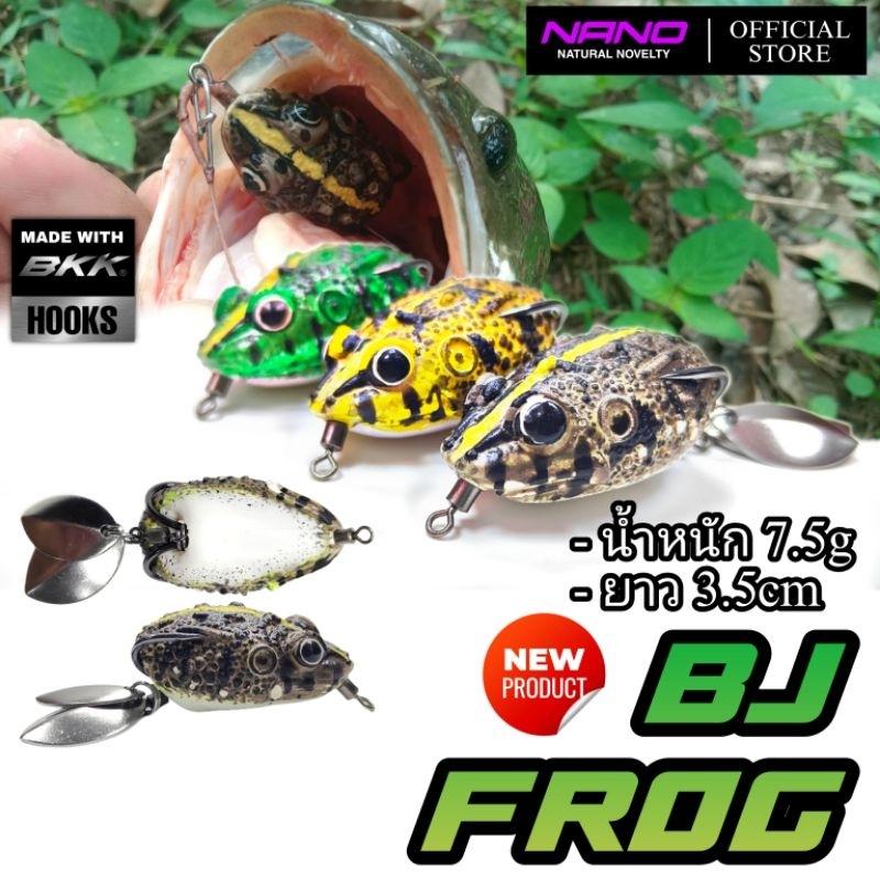 Mồi Câu Cá Lóc BJ FROG 3.5cm 7g THAILAND