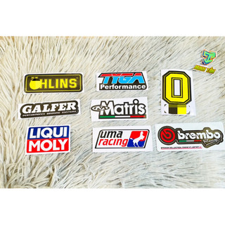 Sticker Logo các thương hiệu nổi tiếng Trang trí xe. Laptop, nón bảo hiểm