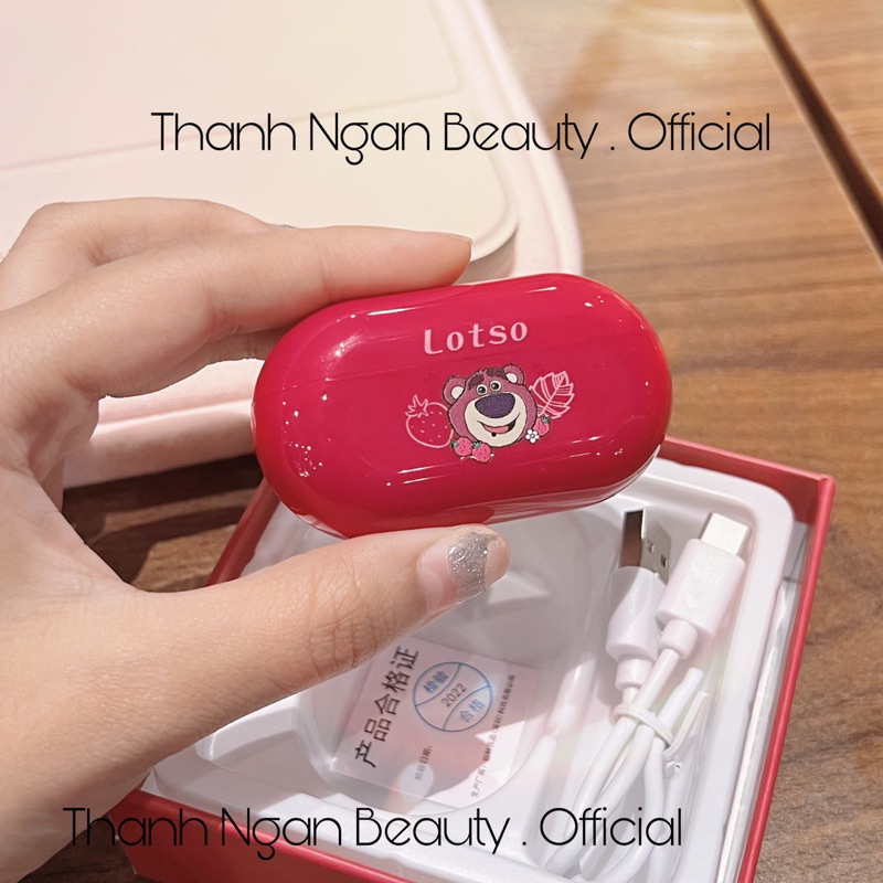 Tai Nghe Bluetooth Disney KD21 - Gấu Dâu Lotso Tsum - Gấu Pooh