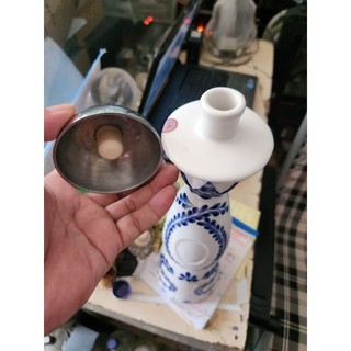 Vo chai ruou sứ Azul Mexico