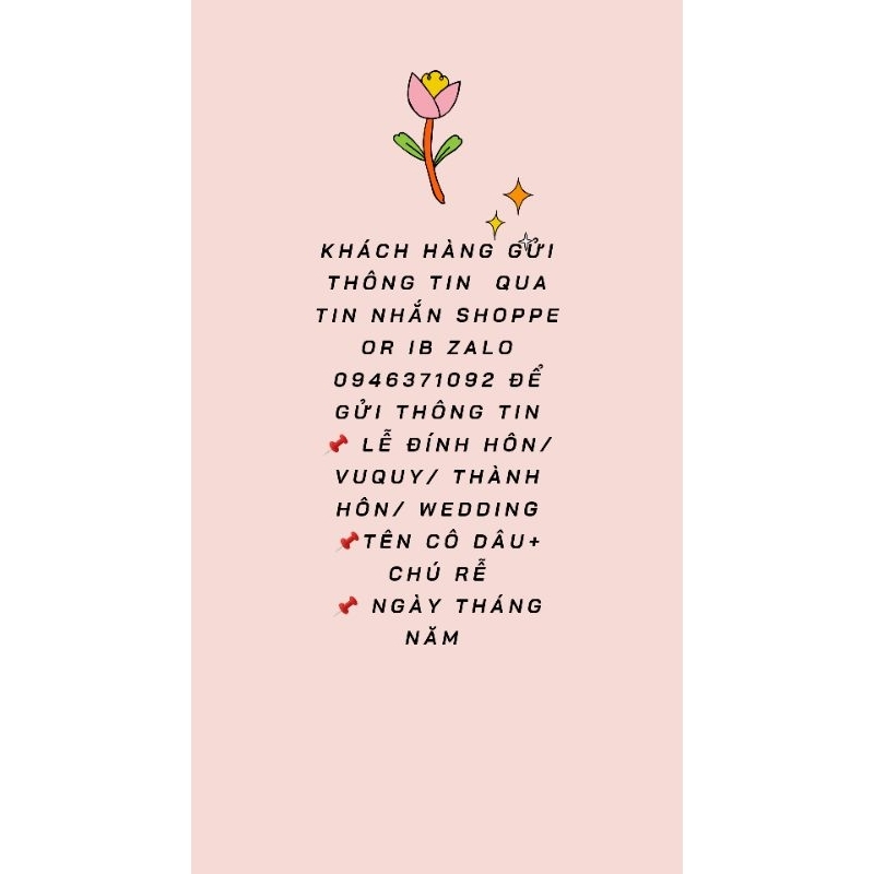 Tem dán chai nước suối đám cưới dạng decan bóc ra dán.