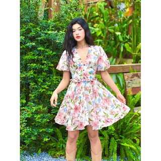 Đầm Melisa form xoè rộng tay bồng