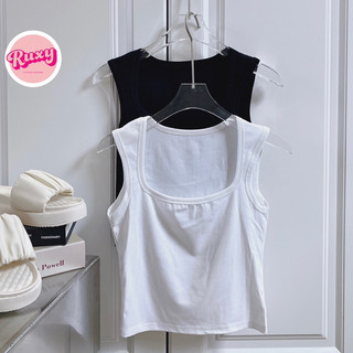 Áo 3 lỗ croptop nữ ruxy cổ u trơn