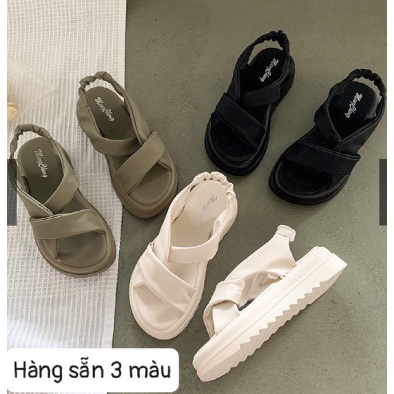 Sandal nữ thời trang đế cao 5p chất mềm siêu đẹp