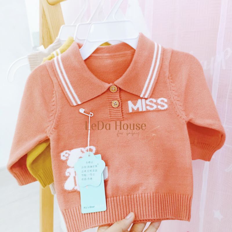Áo gile len cho bé sơ sinh giữ ấm len loại 1 mềm mịn không bai xù 4kg - 10kg