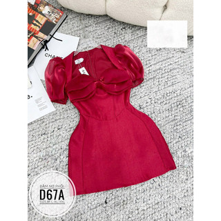 Đầm nơ phối D67A