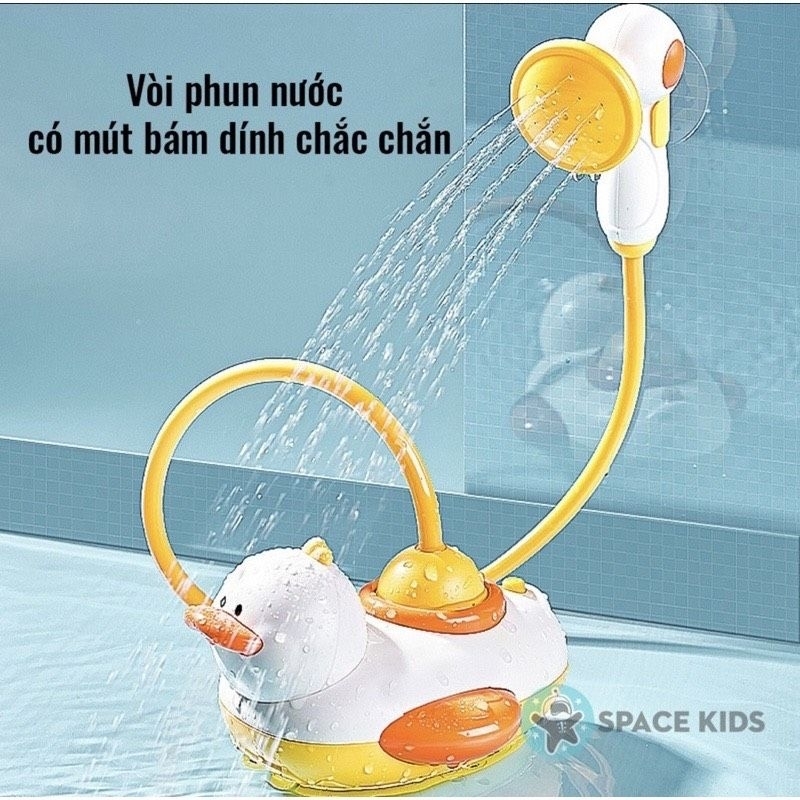 [ Hot] Đồ Chơi Vịt Con Thả Bồn Tắm Cho Bé Có Vòi Sen siêu ngộ nghĩnh, dễ thương.