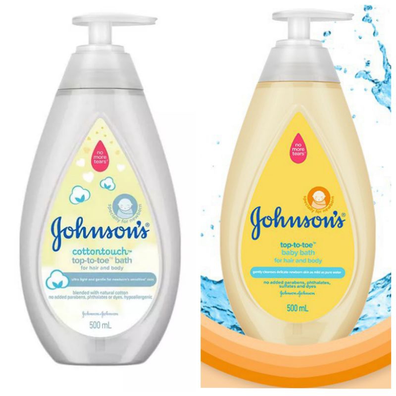 Sữa tắm gội toàn thân Johnson's Baby/Cotton touch 500ml