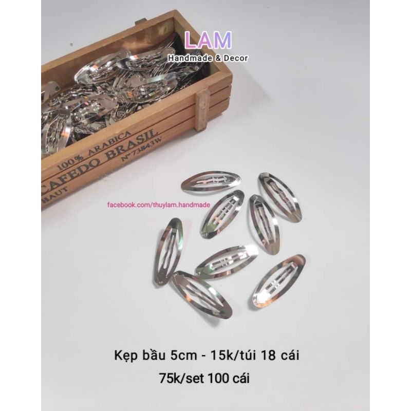 Phôi kẹp tóc kim loại