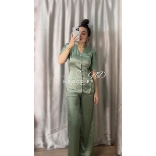 Set Bộ Lam Bà Ba Đi Chùa