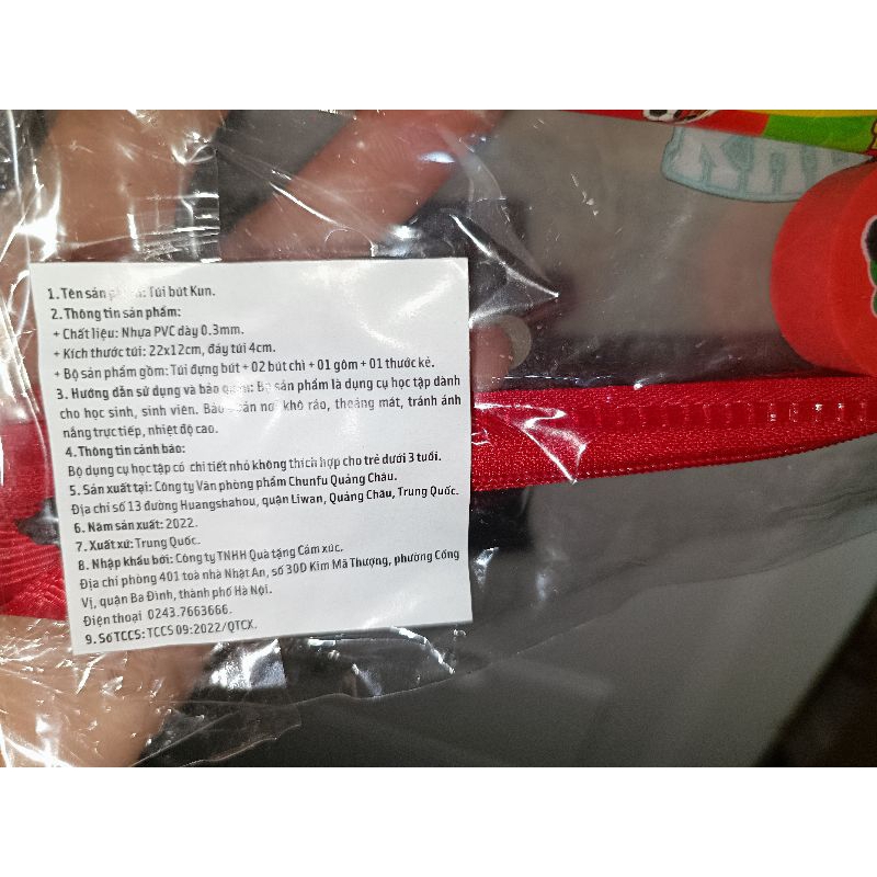 TÚI ĐỰNG BÚT KUN