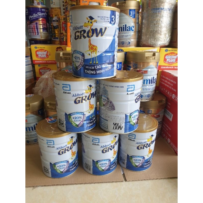 Sữa Bột Abbott Grow 3 - Grow 4 Hộp 900g date 2024