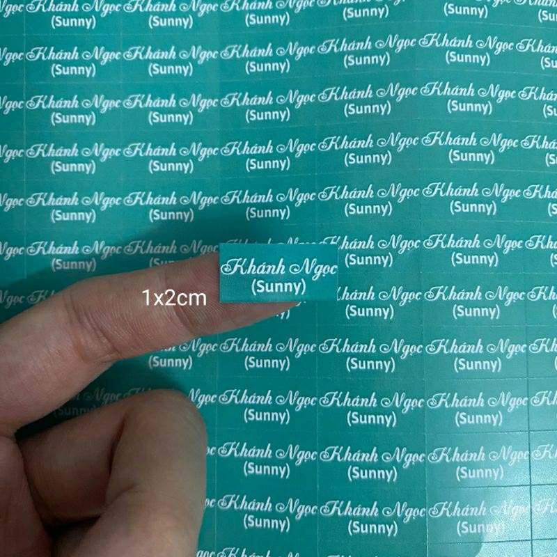 Nhãn dán đánh dấu đồ cá nhân, Tem Note cá nhân