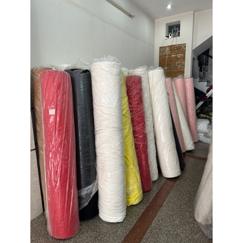 Vải canvas may túi tote