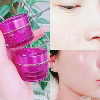 Kem face hoa hồng tím siêu trắng