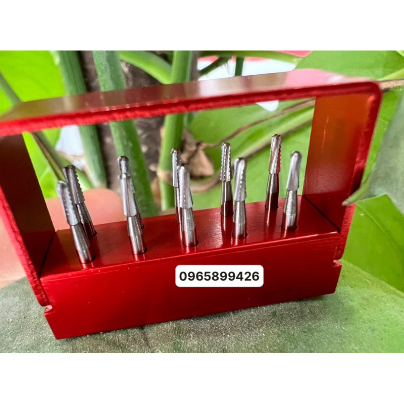 Thanh lý mũi cắt mão răng sứ kim loại, răng full sứ, mão thép. mũi khoan cắt cầu răng lắp vào tay khoan nhanh