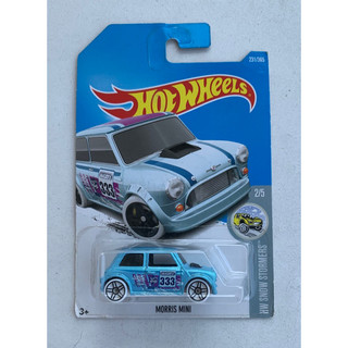 Hot wheels morris mini 333 xanh nhạt
