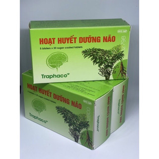 Hộp 100 viên bao đường hoạt huyết dưỡng não traphaco