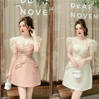 Đầm thiết kế đi tiệc big size sang chảnh đủ màu đen/ đỏ/ hồng/trắng cho nàng béo
