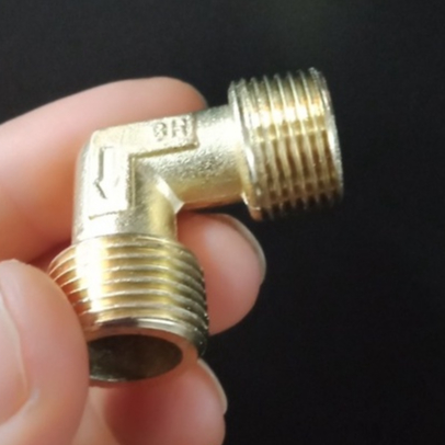 Kép nối góc ren ngoài máy nén khí 17mm