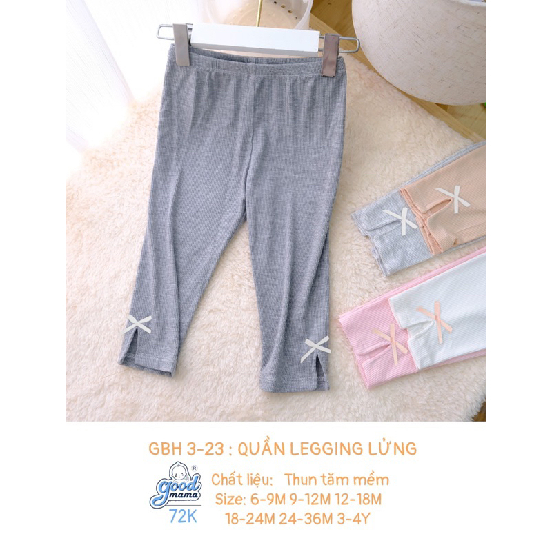 [ GOODMAMA] Quần leggin cho bé trai bé gái hãng goodmama