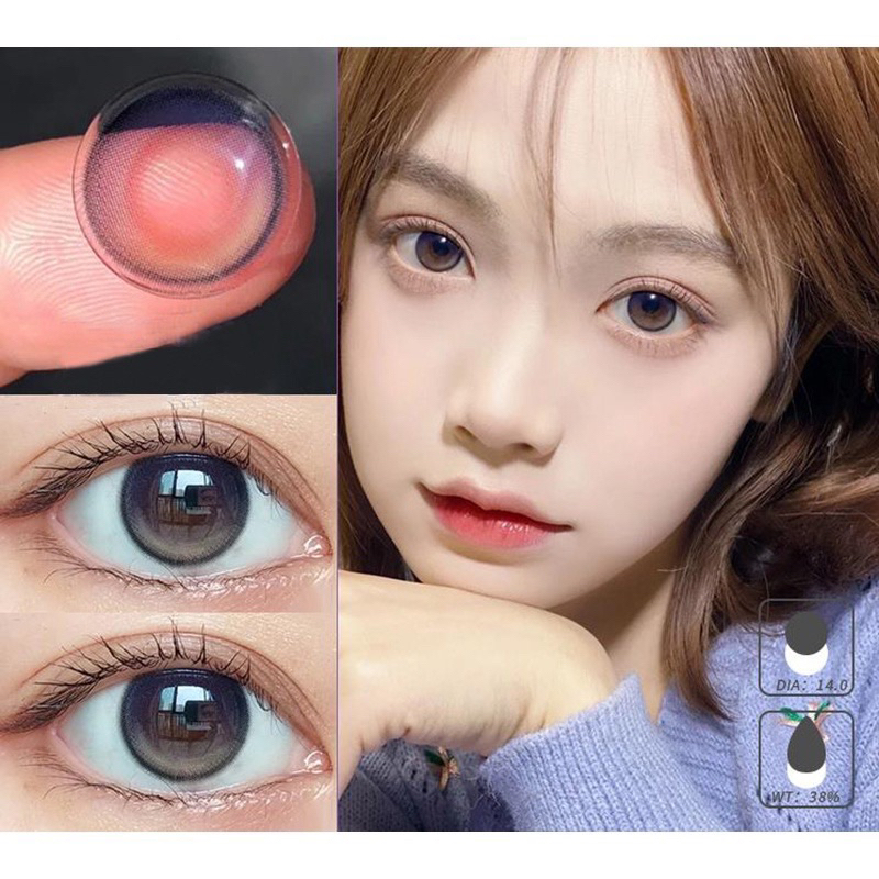 [1 year] Kính áp tròng LUNA EYES FD-413 VIOLET - Lens size nhỏ