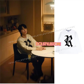 (kèm card) áo dài tay R trong MV Set me free pt.2 Jimin