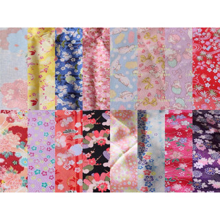Vải Nhật Bản Chirimen 25x30cm