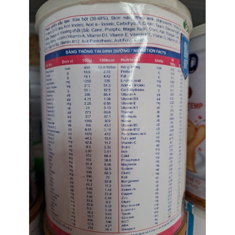 Sữa bột sơ sinh 0 - 12 tháng