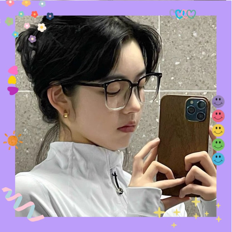 Kính cận gọng Ombre đen trong suốt 🖤66