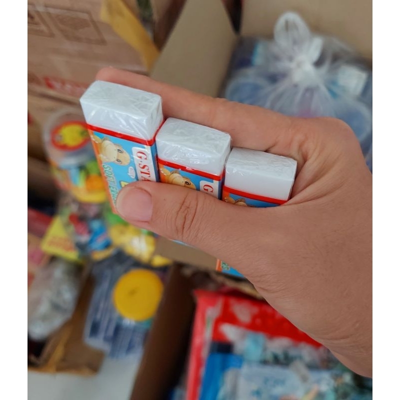 5 Gôm bút chì E999 GSTAR ⚡ SALE SẬP SÀN ⚡ Tẩy bút chì thiết kế đẹp mắt, nhỏ gọn, dẻo dai, an toàn