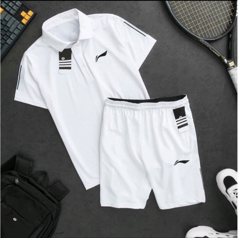 Bộ Quần Áo Nam Mùa Hè Thể Thao Chất Liệu Thấm Hút Mồ Hôi B18